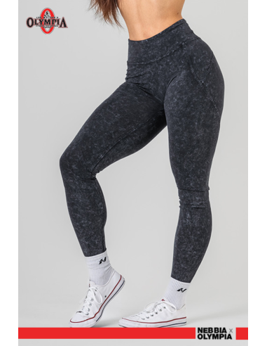 Washed High Waisted Leggings GYM WARRIOR