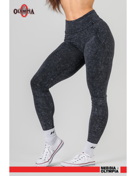 Washed High Waisted Leggings GYM WARRIOR