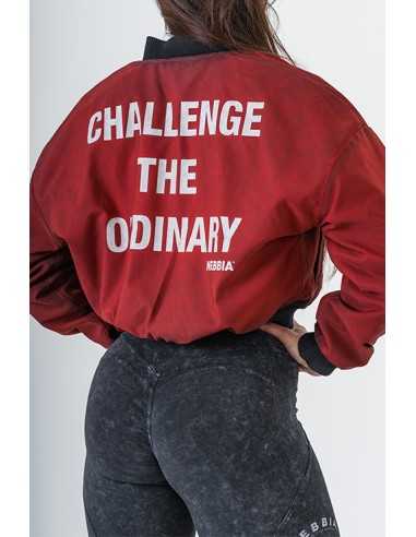 Washed Bomber Jacket with Contrast Lining LEGEND