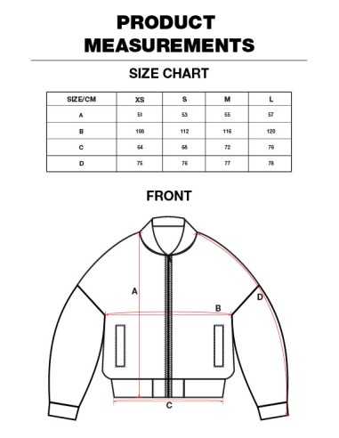 Washed Bomber Jacket with Contrast Lining LEGEND