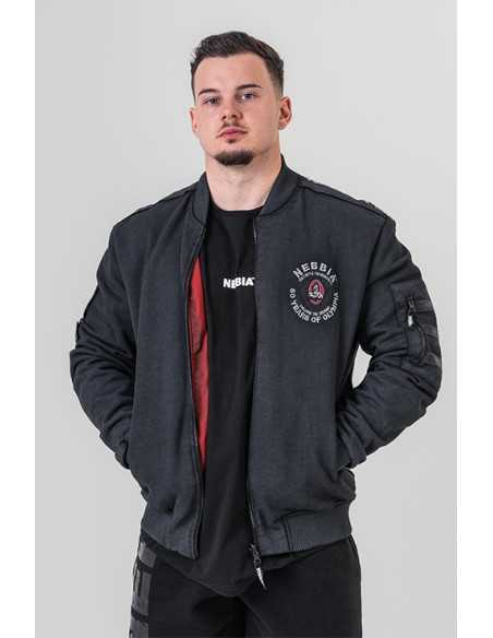 Washed Men's Bomber Jacket LEGEND