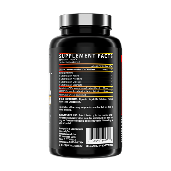 Anabol Ripped 60 Liquid Caps Nutrex Research