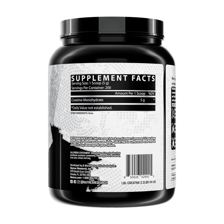 Creatine Monohydrate 300 g Nutrex: Creatina Micronizzata