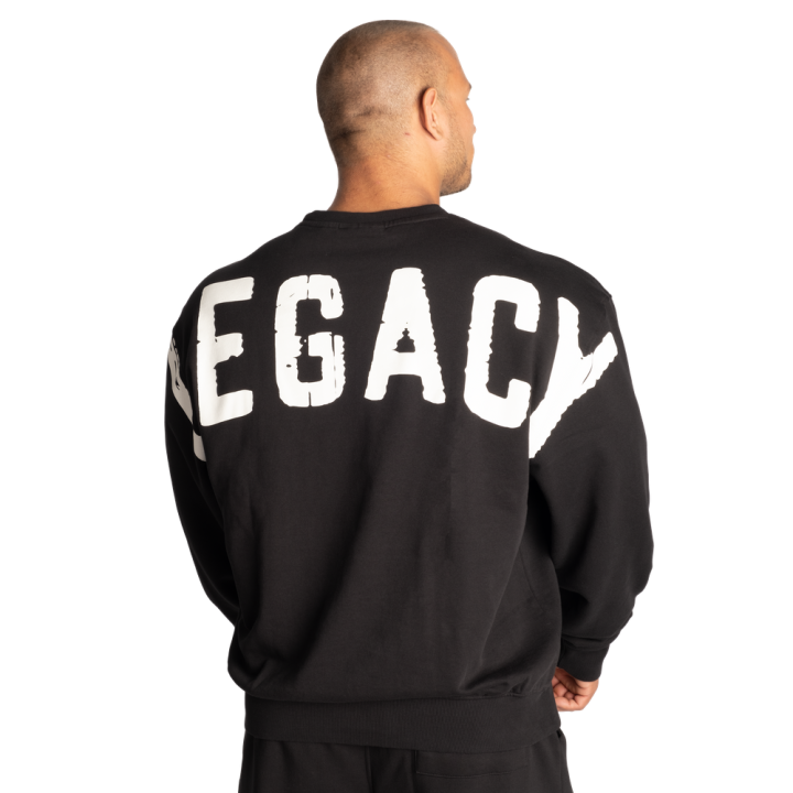 Legacy Sweater Black - Resistant Sports Sweater Features Features
