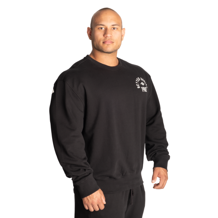 Legacy Sweater Black - Resistant Sports Sweater Features Features