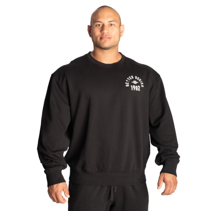 Legacy Sweater Black - Resistant Sports Sweater Features Features