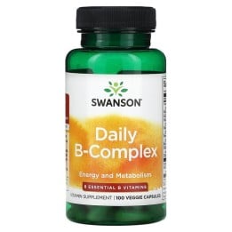 B-Complex Daily 100 Vcaps - Vitamin B Complete Supplement • Swanson