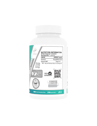 Vitamin D3 + K2 Capsules 30 caps