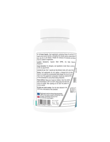 Vitamin D3 + K2 Capsules 30 caps
