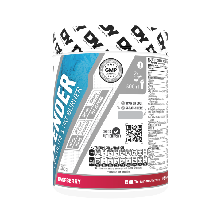 Slender 450 g Dorian Yates: Bruciagrassi e Anti-Cellulite