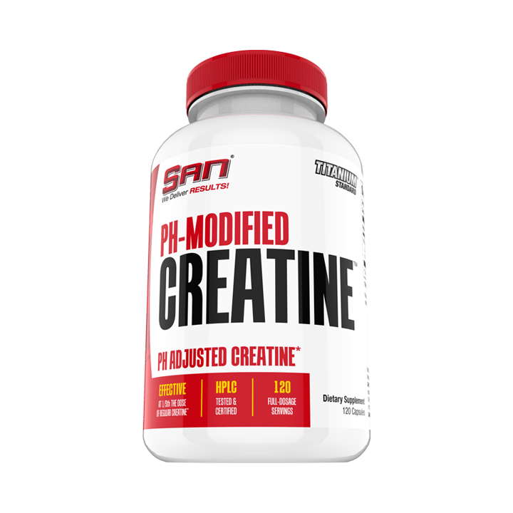 pH-Modified Creatine 120 Caps SAN Nutrition