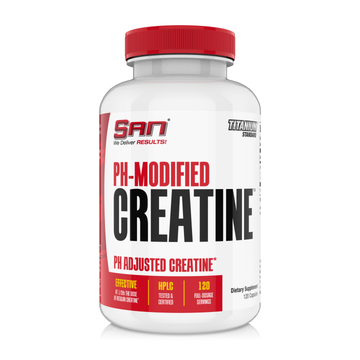 pH-Modified Creatine 120 Caps SAN Nutrition