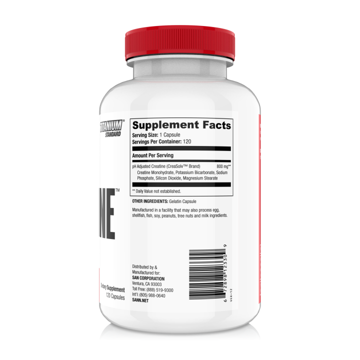 pH-Modified Creatine 120 Caps SAN Nutrition