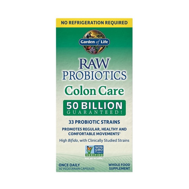 Garden of Life Raw Probiotics Colon Care 30 vcaps