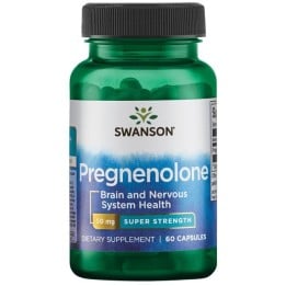 Swanson Pregnenolone 50 mg Super-Strength 60 caps