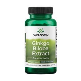 Ginkgo Biloba 120 mg 100 vcaps Swanson: estratto