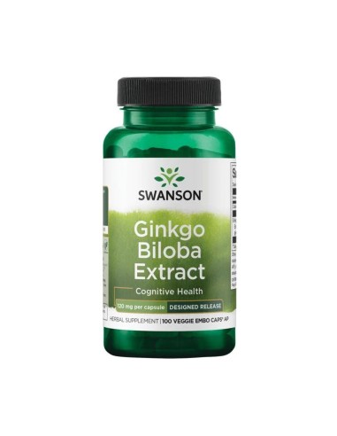 Ginkgo Biloba Extract 120 mg 100 vcaps