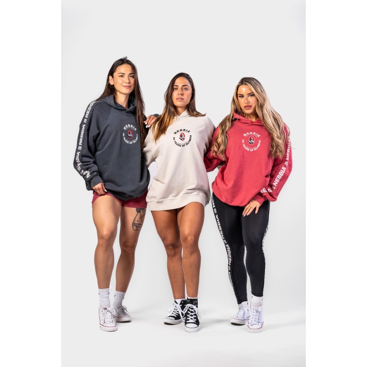 Washed Hoodie HERITAGE Nebbia Women's Sweatshirt