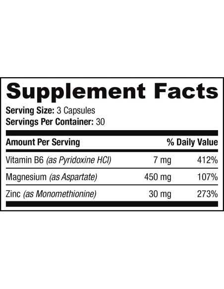 Zinc Magnesium Aspartate 90 caps