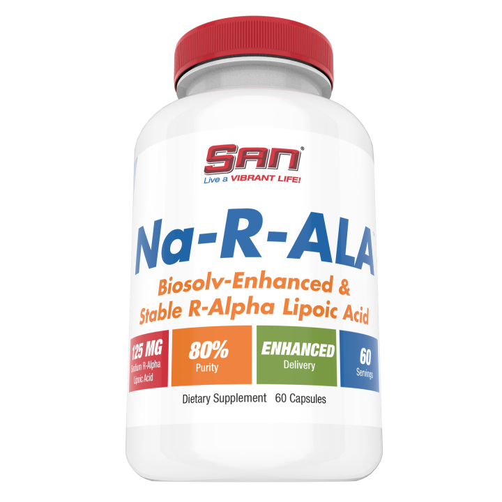 NA-R-ALA 125 mg 60 Caps SAN Nutrition: R-Lipoic Acid