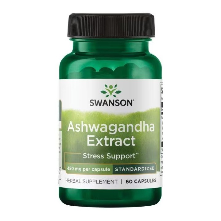 Standardized Ashwagandha Extract 450 mg Swanson