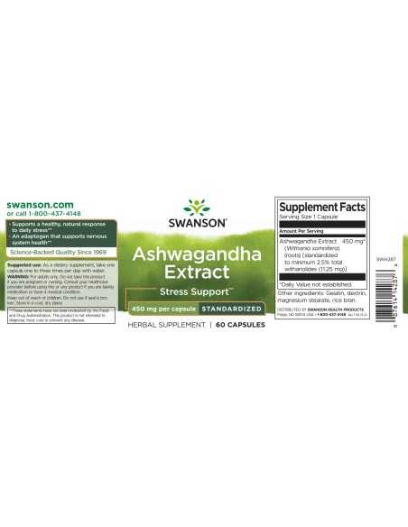 Ashwagandha Extract 450 mg 60 caps