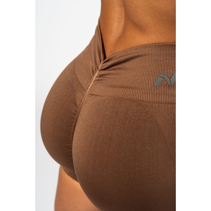 Pantaloncini push-up vita alta donna Nebbia Totally Seamless