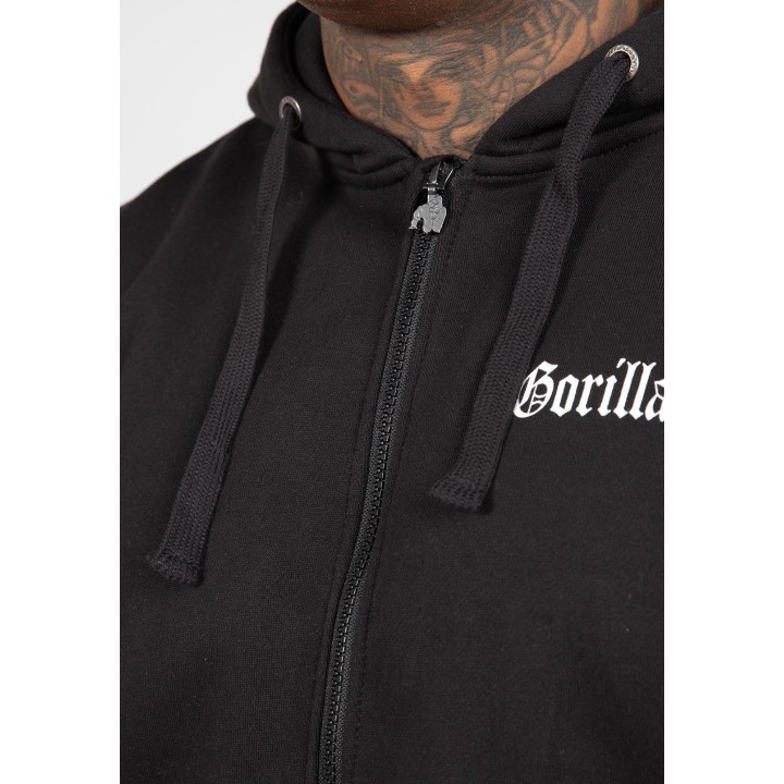 Gorilla Wear Utah Zipped Hoodie felpa con zip tecnica