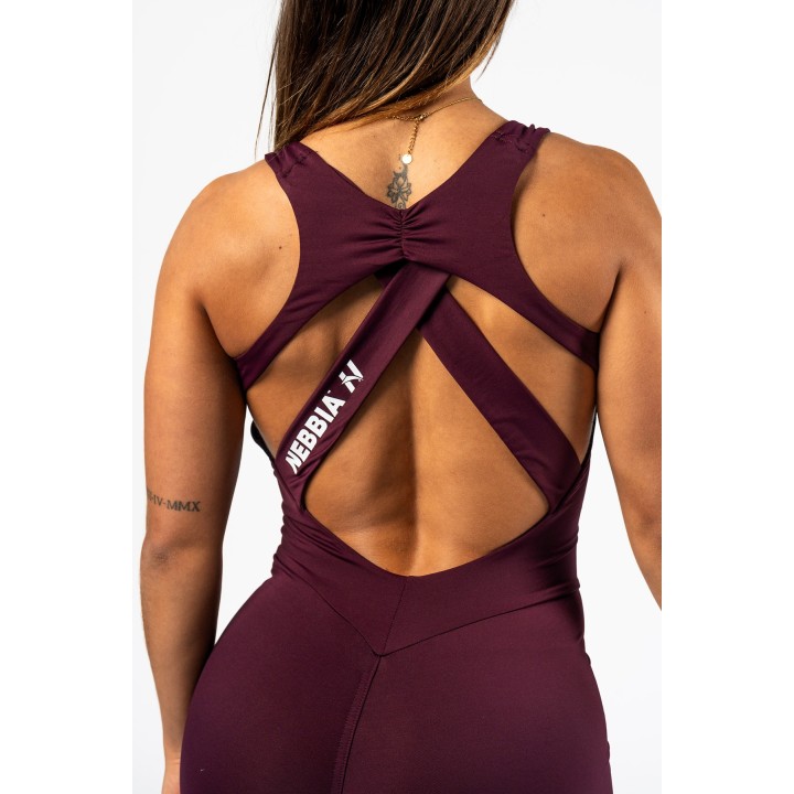 Tuta intera sportiva modellante donna Nebbia Strong Beauty