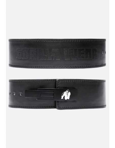 Gorilla Wear 4 Inch Carbon Leather Lever Belt