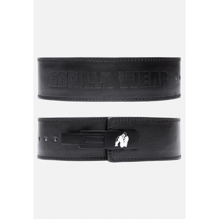 Gorilla Wear 4 Inch Carbon Leather Lever Belt lifting belt