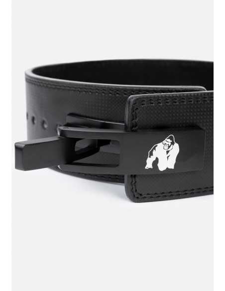 Gorilla Wear 4 Inch Carbon Leather Lever Belt