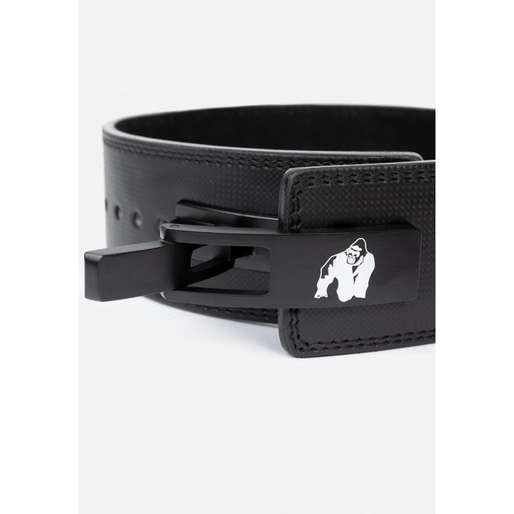 Gorilla Wear 4 Inch Carbon Leather Lever Belt lifting belt