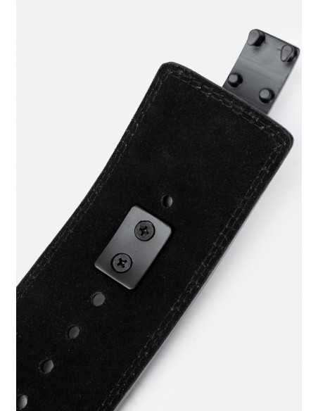 Gorilla Wear 4 Inch Carbon Leather Lever Belt