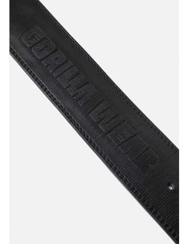 Gorilla Wear 4 Inch Carbon Leather Lever Belt