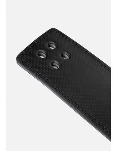 Gorilla Wear 4 Inch Carbon Leather Lever Belt