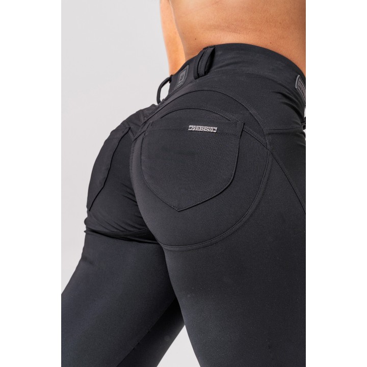 NEBBIA Bubble Butt Flared Pants 2.0 Power Lift pantaloni sportivi