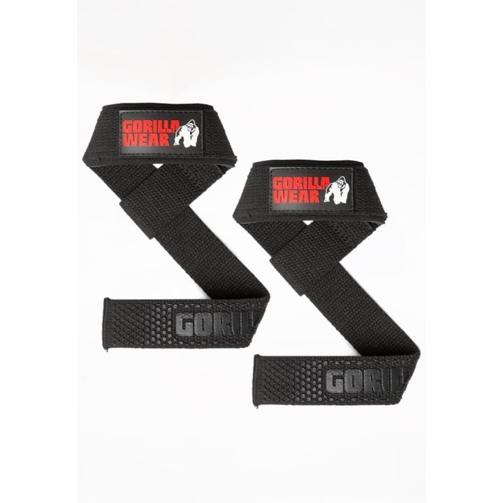 Gorilla Wear Padded Silicone Lifting Straps per sollevamento