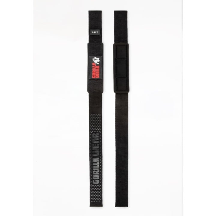 Gorilla Wear Padded Silicone Lifting Straps per sollevamento
