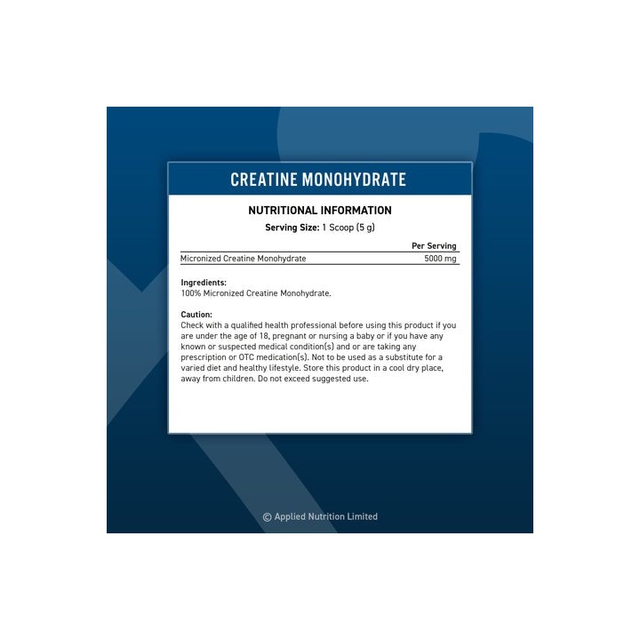 Applied Nutrition Creatine Monohydrate pure creatine for athletes