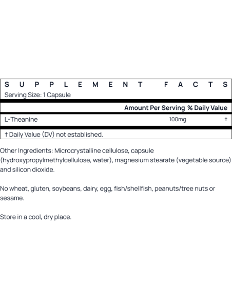 Theanine 100 mg 60 vcaps