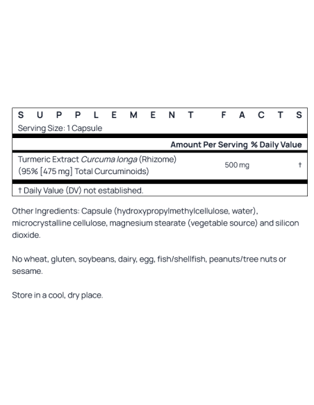 Curcumin 95 500 mg 120 vcaps
