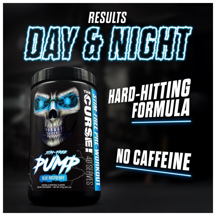The Curse Stim-Free Pump 572 g JNX: Senza Stimolanti