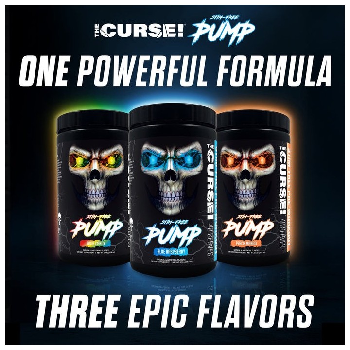 The Curse Stim-Free Pump 572 g JNX: Senza Stimolanti