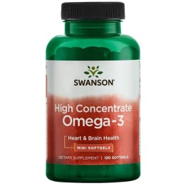 Swanson High Concentrate Omega-3 120 softgels