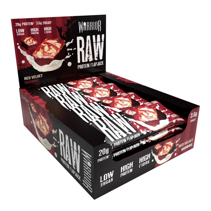 Warrior Raw Protein Flapjack Bars 12x75 gr