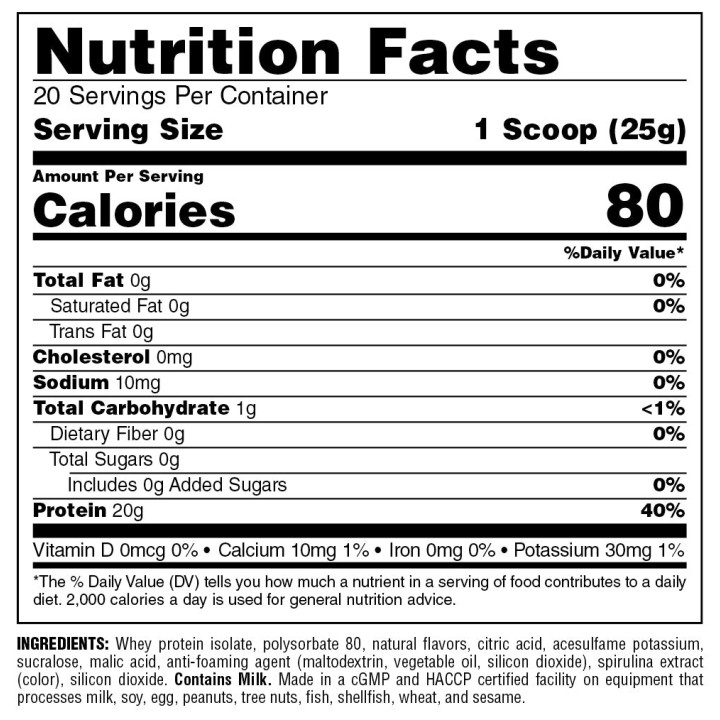 Animal Clear Whey transparent protein isolate | Citymuscle