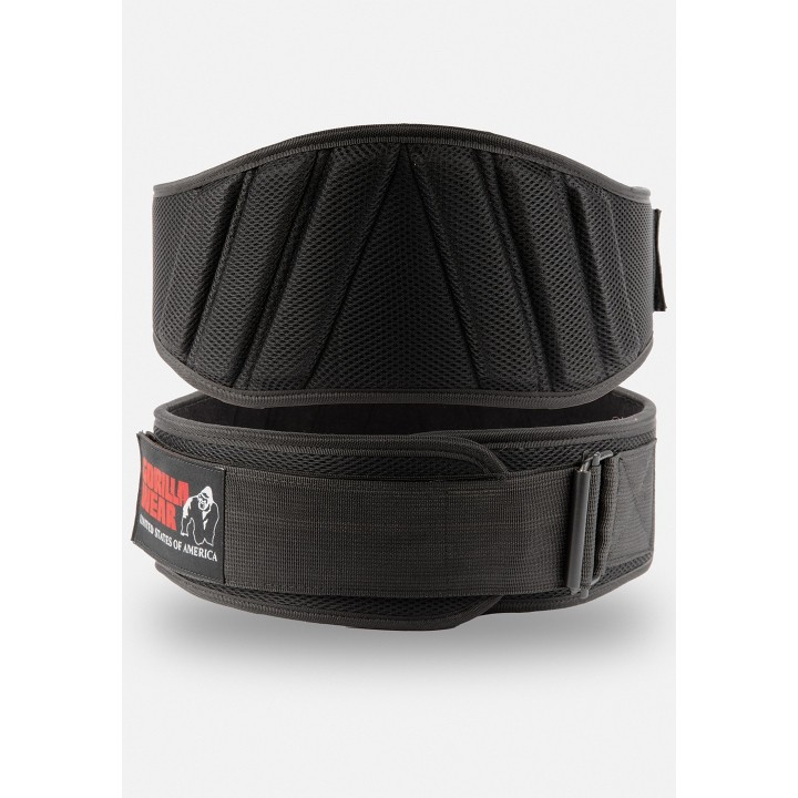 Gorilla Wear 6 Inch Padded Mesh Lifting Belt for Squats