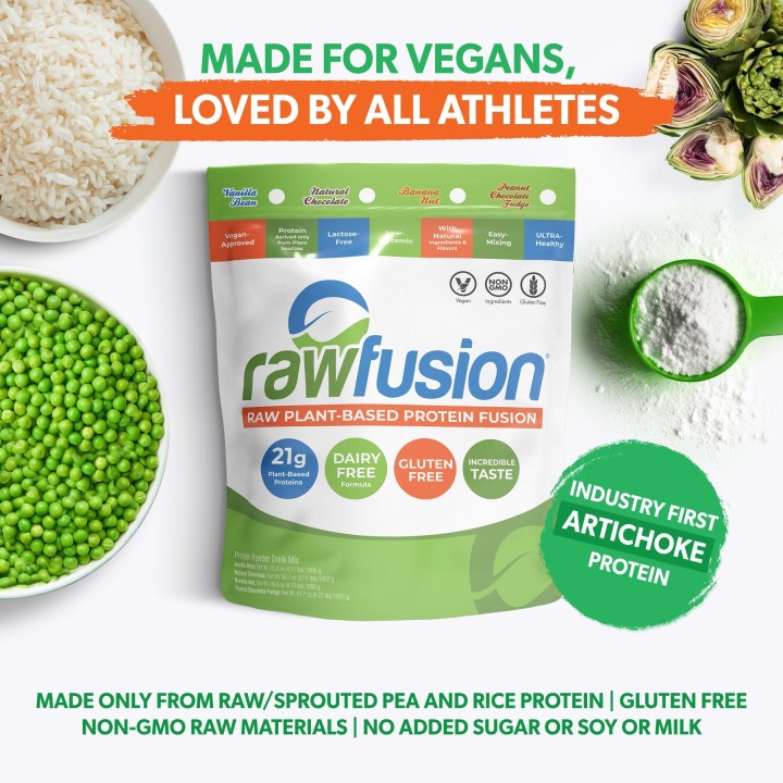 RawFusion 931 g SAN Nutrition: Proteine Vegane in Polvere
