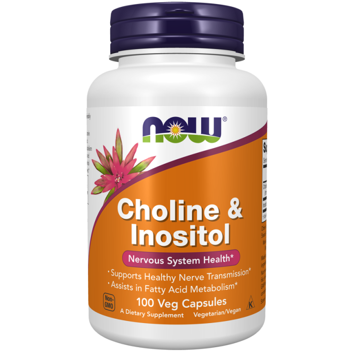Choline and Inositol 100 Vcaps Now Foods: veg capsules